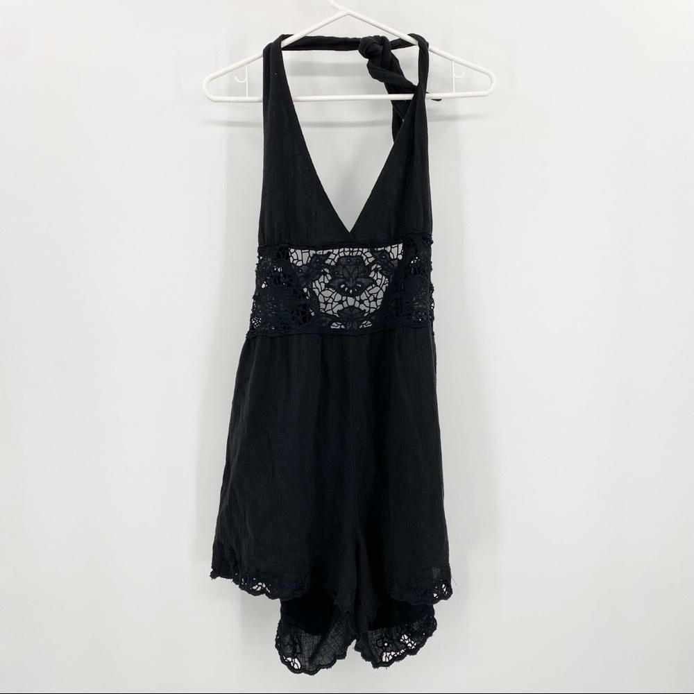 COPY - Free People Halter Romper  Medium